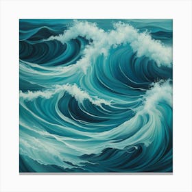 Ocean Waves 8 Canvas Print