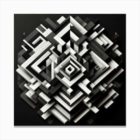 Abstract Geometric Pattern 16 Canvas Print