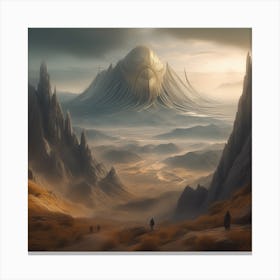 Alien Landscape Canvas Print