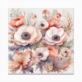 Anemones 9 Canvas Print