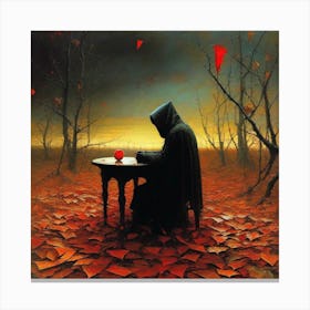 'The Red Apple' Canvas Print