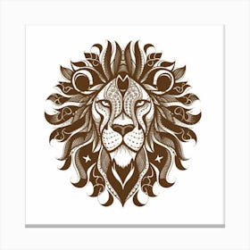 Lion Head 5 Canvas Print