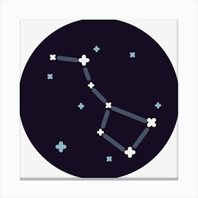 Constellation Celebrities Categories Universe Sky Canvas Print