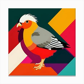 Bird popart Canvas Print