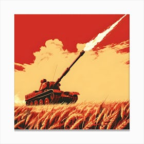 Russian Tanks Canvas Print