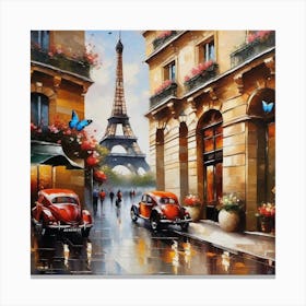 Paris Eiffel Tower 88 Canvas Print