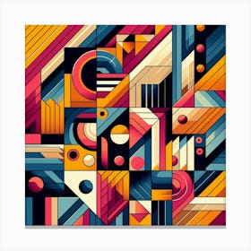 Abstract Geometric Art Canvas Print