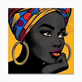 Afia African Pop Canvas Print Canvas Print