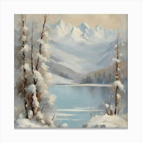 Winter Scene 11 Canvas Print