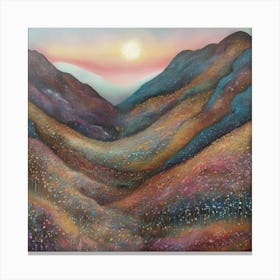 Deep Valleys Canvas Print