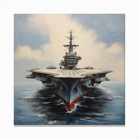 Aircraft carrier 2 Canvas Print