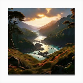 Kahurangi National Park New Zealand Canvas Print