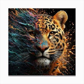 Abstract Of A Leopard Canvas Print