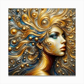 Portrait Artwork 82 Canvas Print