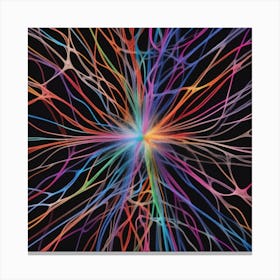 Neuron Star Canvas Print