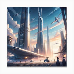 Vertiscape Canvas Print