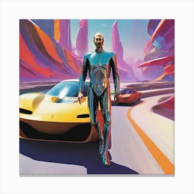 Futuristic Man 163 Canvas Print