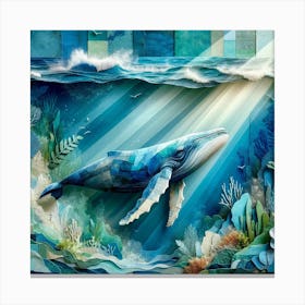A Chronical of Whales Series Canvas Print