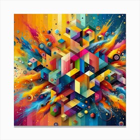 Abstract Painting 75 Canvas Print