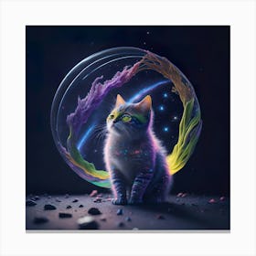 Cat Galaxy (10) Canvas Print