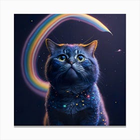 Cat Galaxy (106) Canvas Print