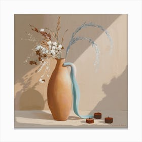 Still Life With Flowers Canvas Print