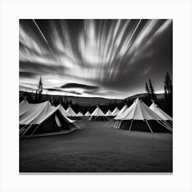 Tents In The Sky Canvas Print