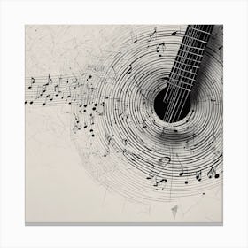 Acoustic Guitar 10 Canvas Print