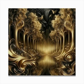 Forest Of Gold 1 Canvas Print