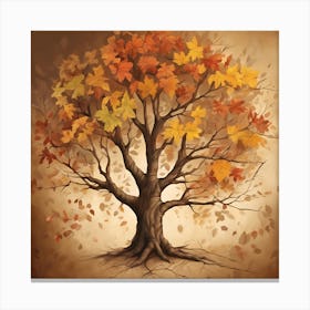 Autumn Tree Canvas Print