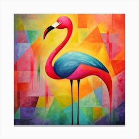 Flamingo By Sandra Canvas Print