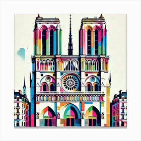 Notre Dame Cathedral 3 Canvas Print