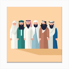 Arab Family (23) Canvas Print