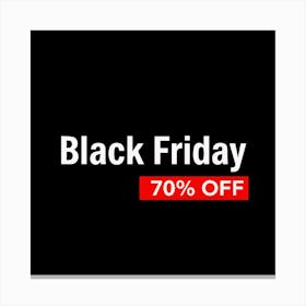 Black Friday Sell Post Templates Design (11) Canvas Print