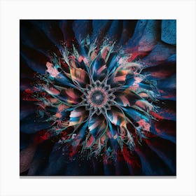 Psychedelic Flower 6 Canvas Print