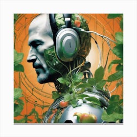 Man With Headphones 1 Canvas Print