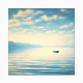 Boat In The Water Canvas Print