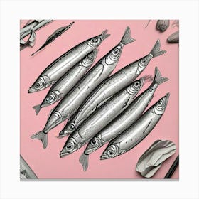 Sardines 2 Canvas Print