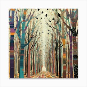 Colorful Trees 10 Canvas Print