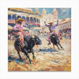 Bullfight in Malaga 9 Canvas Print