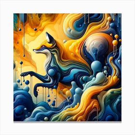 Fox 03 Canvas Print