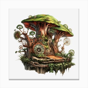 Mushroom House Lienzo