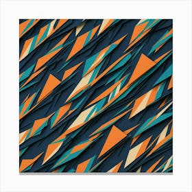 Abstract Triangles 35 Canvas Print