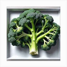 Broccoli In A Box Canvas Print