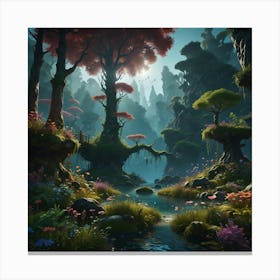 Forest 15 Canvas Print