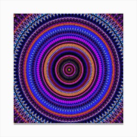 Psychedelic Circle 3 Canvas Print