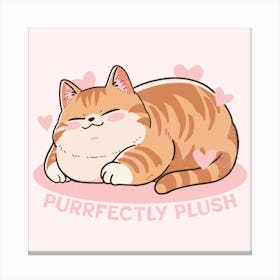 Purfectly Plush Canvas Print