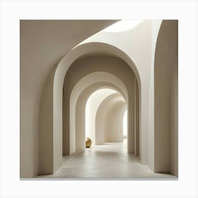 Arched Hallway 4 Canvas Print