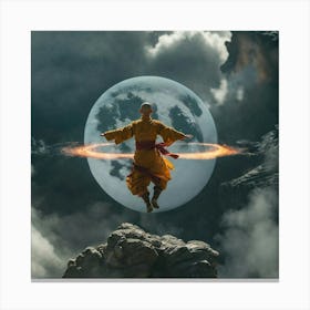 Buddhist Monk Canvas Print