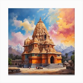 Hindu Temple 7 Canvas Print